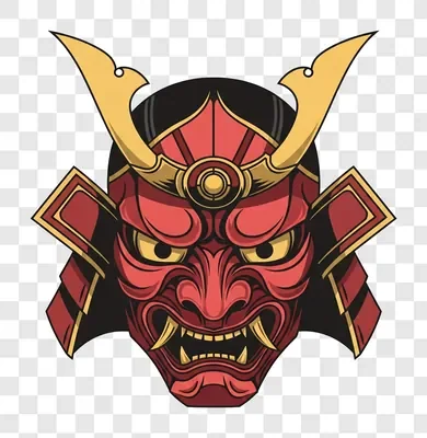 japanese samurai mask oni demon warrior edited edited