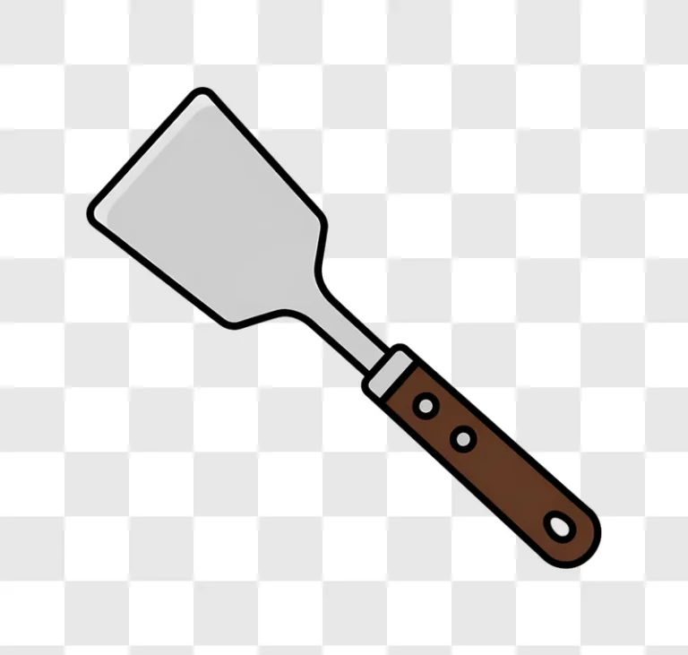 kitchen spatula utensil for cooking and flipping food edited