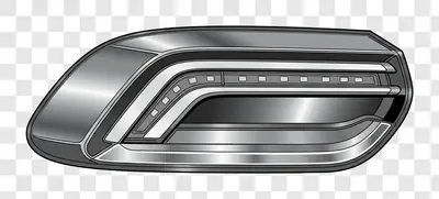 modern car tail light design with led strip