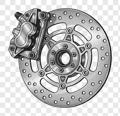 motorcycle brake disc and caliper png edited edited
