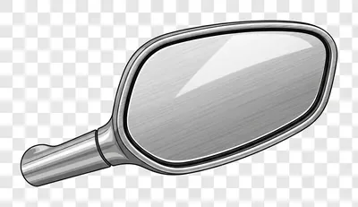 motorcycle rear view mirror chrome finish