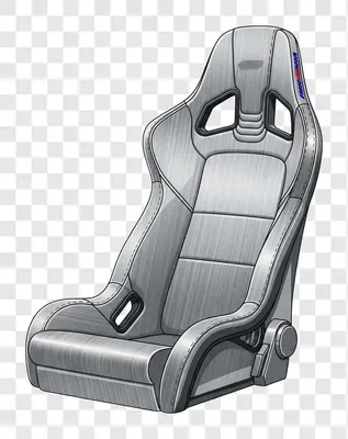 racing bucket seat illustration