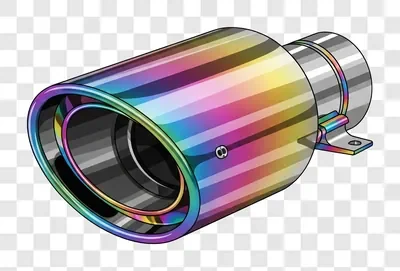 rainbow exhaust tip for car customization and performance edited edited