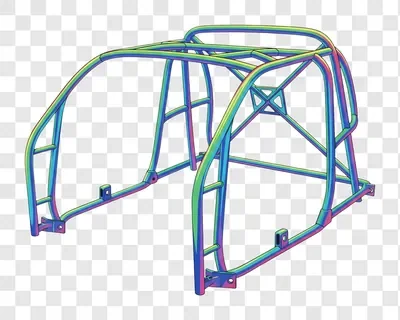 roll cage structure for automotive safety and performance