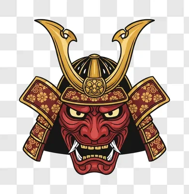 samurai mask warrior demon japanese warrior helmet