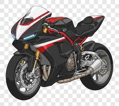 sport motorcycle illustration