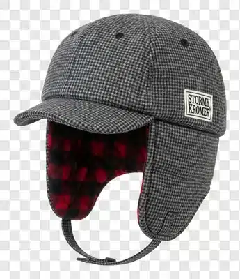 stormy kromer wool plaid ear flap cap
