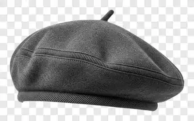 stylish grey beret hat for fashionable outfits