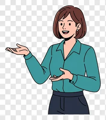 woman presenting information with open hands edited edited