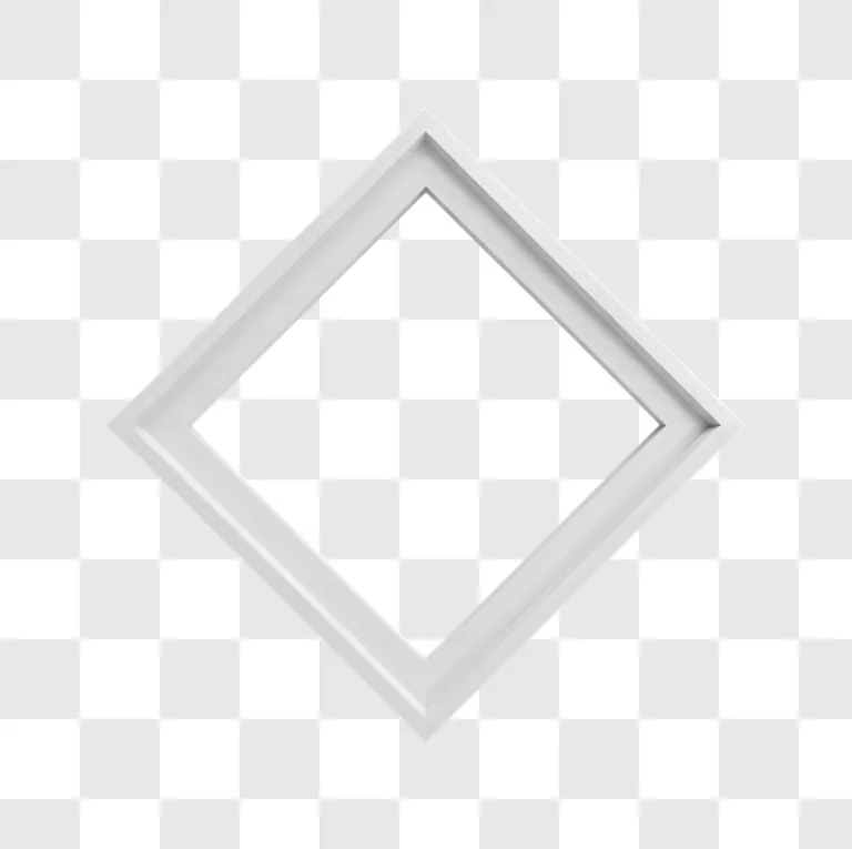 abstract white diamond frame with grey stripes edited