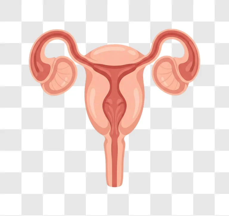 anatomical illustration of the female reproductive system edited