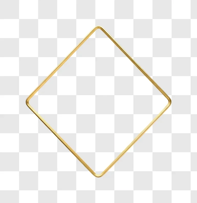 blank rotated golden border square card edited