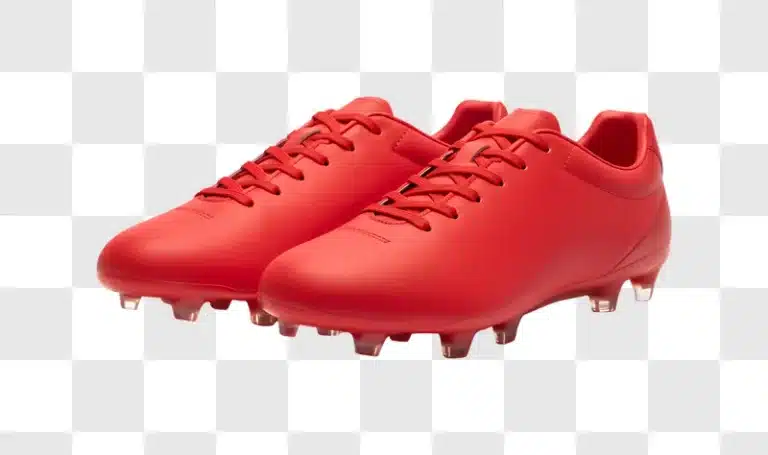 bright red soccer cleats edited