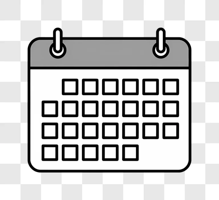 calendar icon simple graphic representation edited
