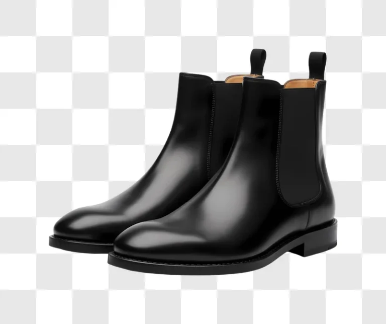 classic black leather chelsea boots for men edited