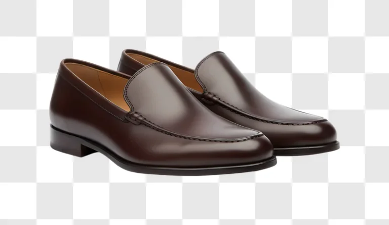classic brown leather loafer shoes for men edited