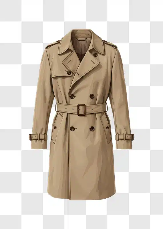 classic tan double breasted belted trench coat edited