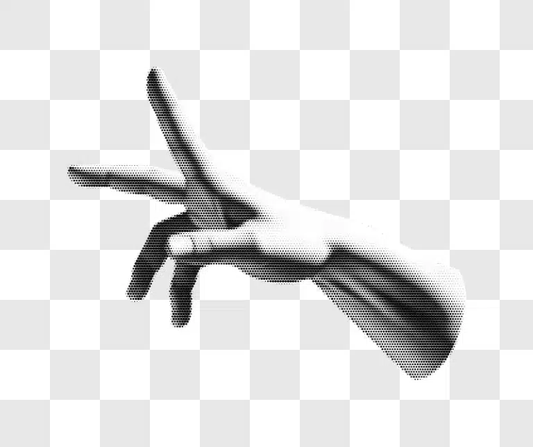 close up of a hand making a gesture with fingers edited