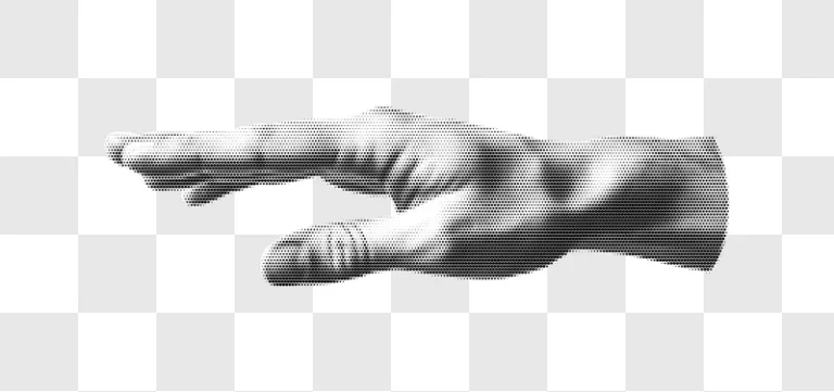closeup of a human hand with fingers extended edited
