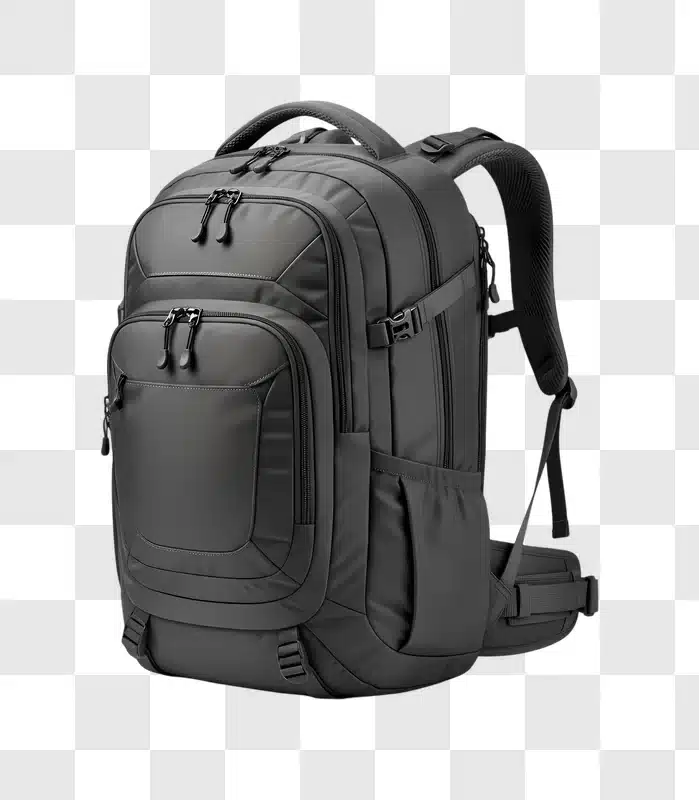 durable black backpack for outdoor adventures and travel edited