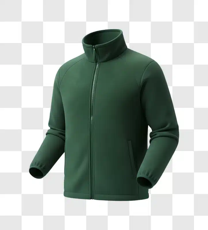 green fleece jacket for outdoor activities edited 1