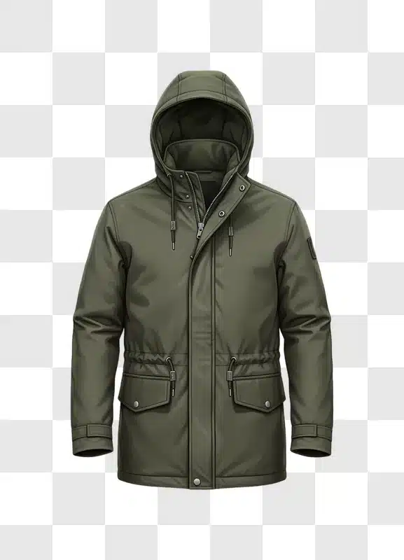 green winter parka jacket for men edited