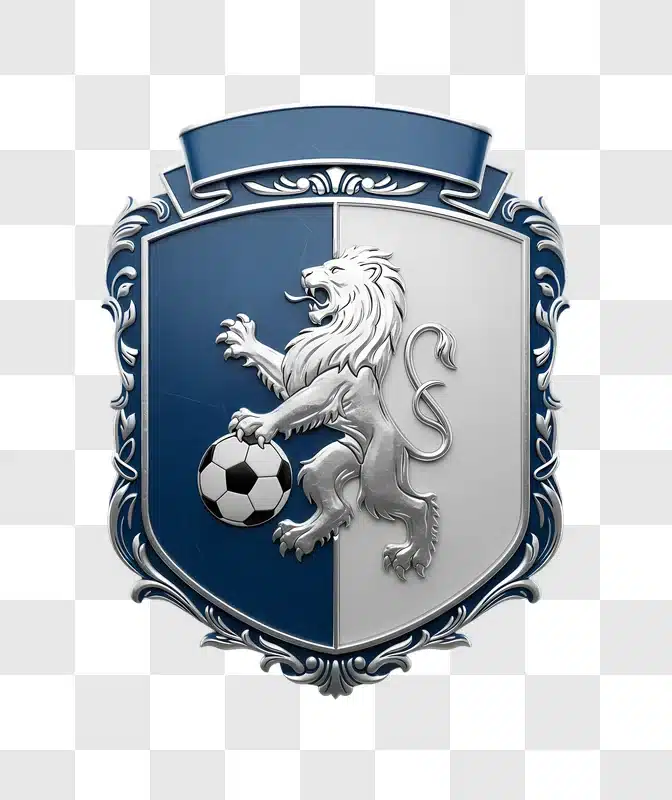 lion soccer emblem crest shield badge edited