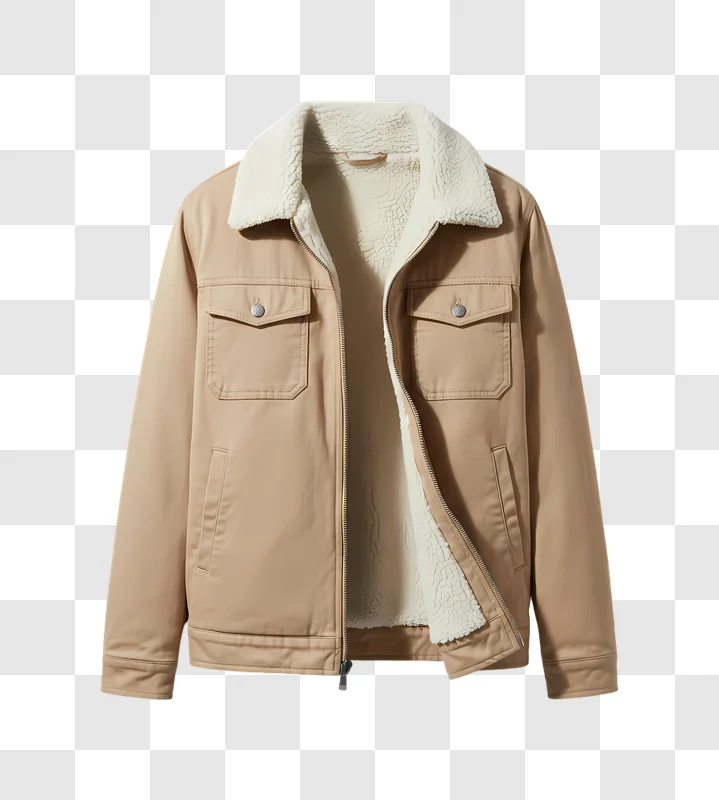 mens sherpa lined trucker jacket warm winter coat edited