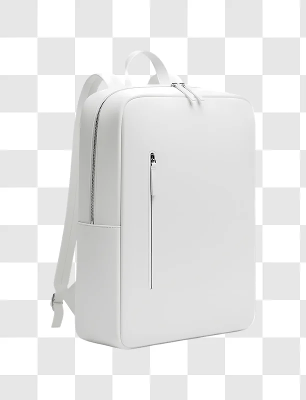 minimalist white backpack for modern lifestyles edited