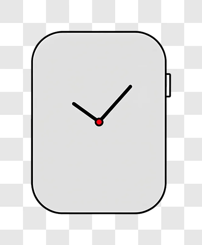 modern minimalist clock face with hands showing time edited