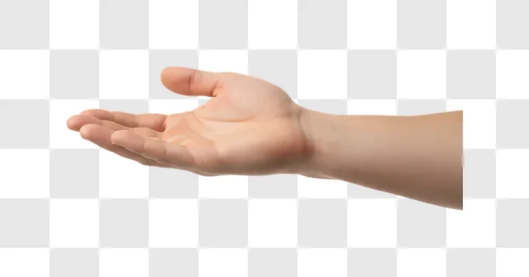 open hand offering something edited