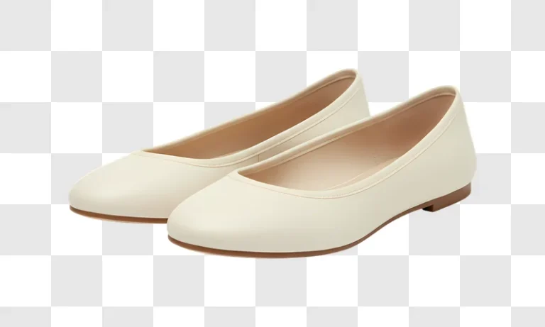pair of elegant cream ballet flats for women edited
