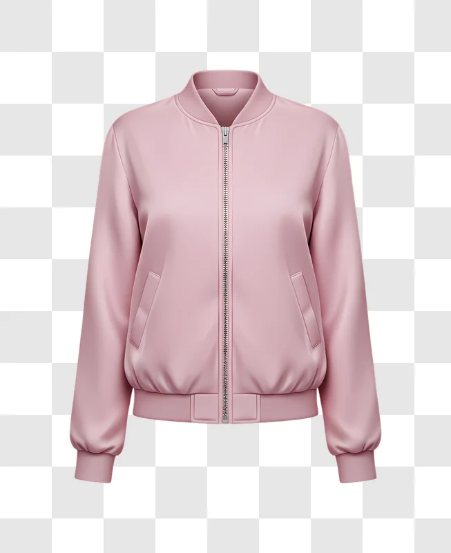 pink satin bomber jacket for women edited