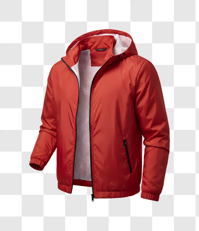 red hooded jacket for men edited
