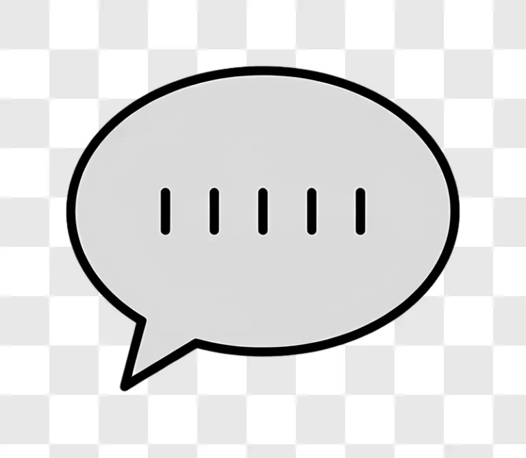 simple speech bubble icon with dots inside edited