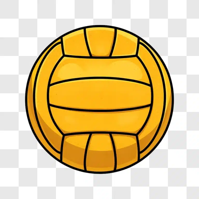 yellow water polo ball edited