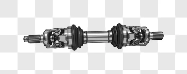 automotive driveshaft illustration