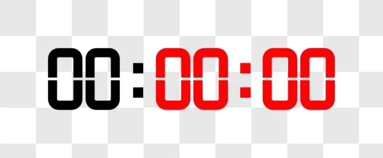 black and red segmented digital zeroes edited