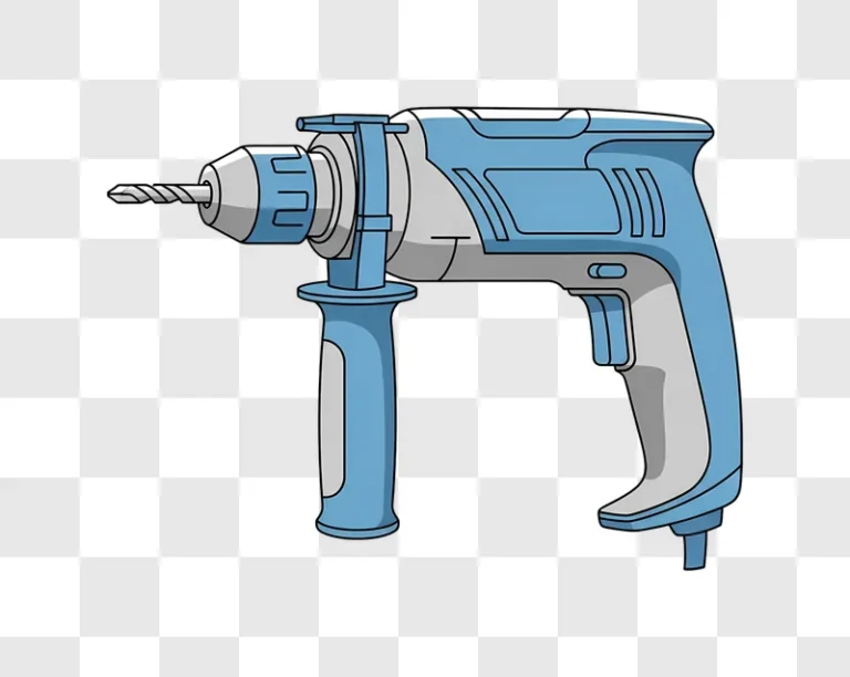 blue cordless drill tool on dark surface edited