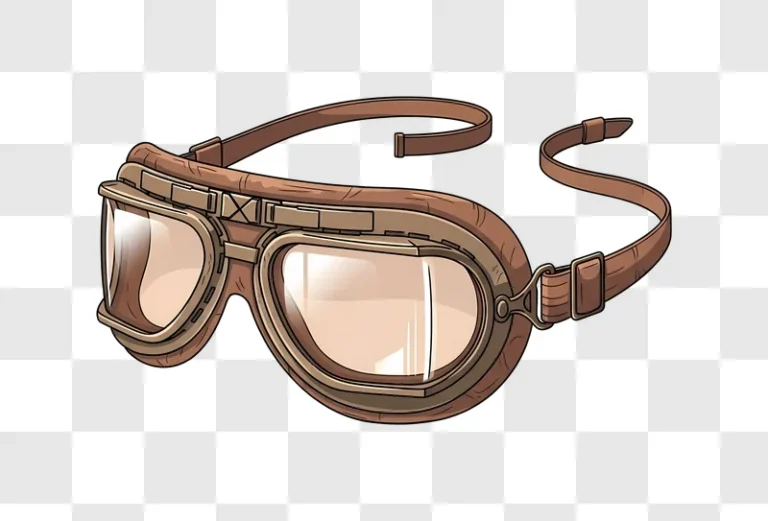 brown leather aviator goggles edited
