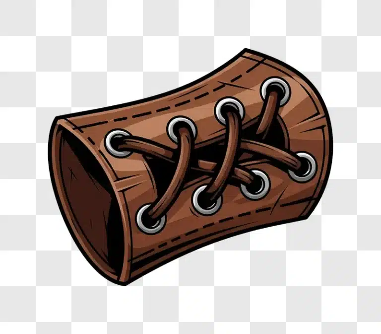 brown leather laced cuff edited