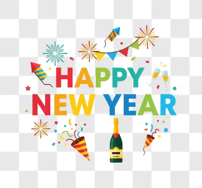 colorful happy new year celebration graphic edited