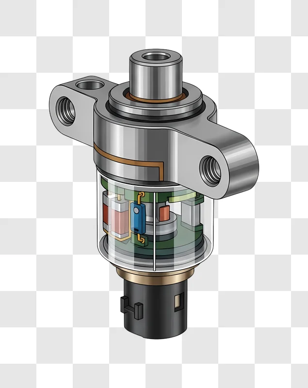 cutaway view of electronic sensor component edited
