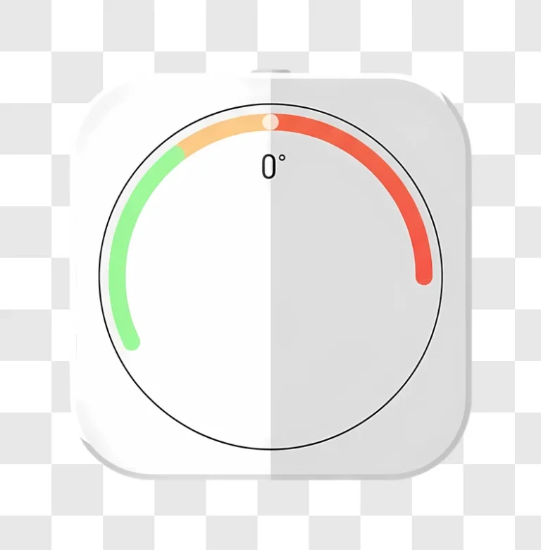 digital circular gauge app icon with colors edited
