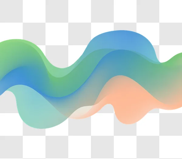 green blue orange flowing gradient waves edited