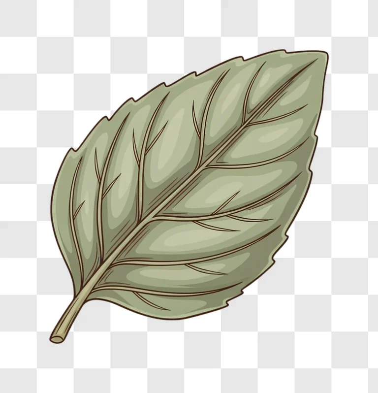 green leaf with veins pattern edited