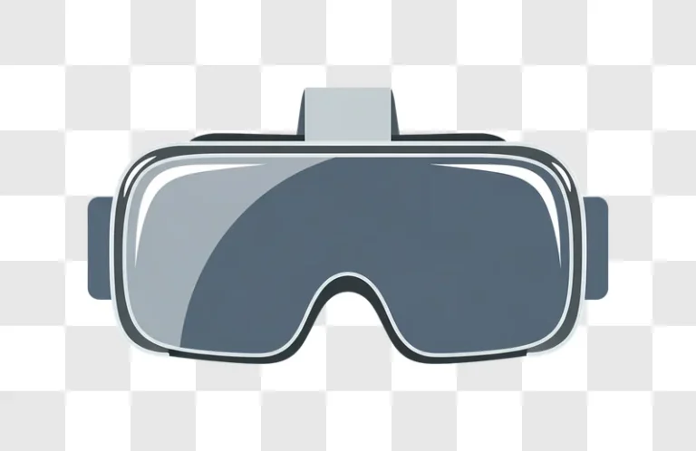 grey vr headset icon on transparent background edited