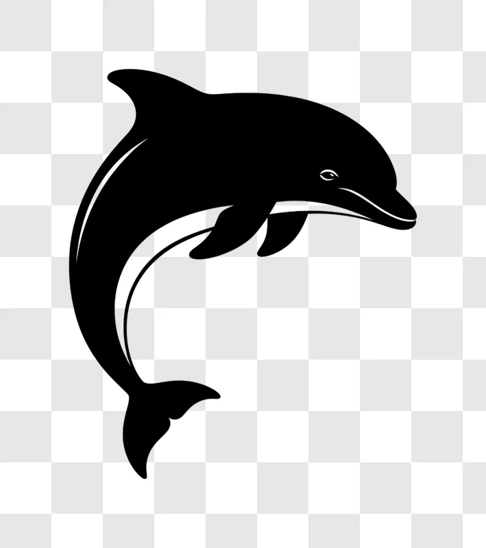 jumping dolphin outline edited