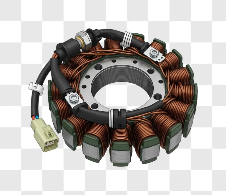 motorcycle stator with copper coils edited