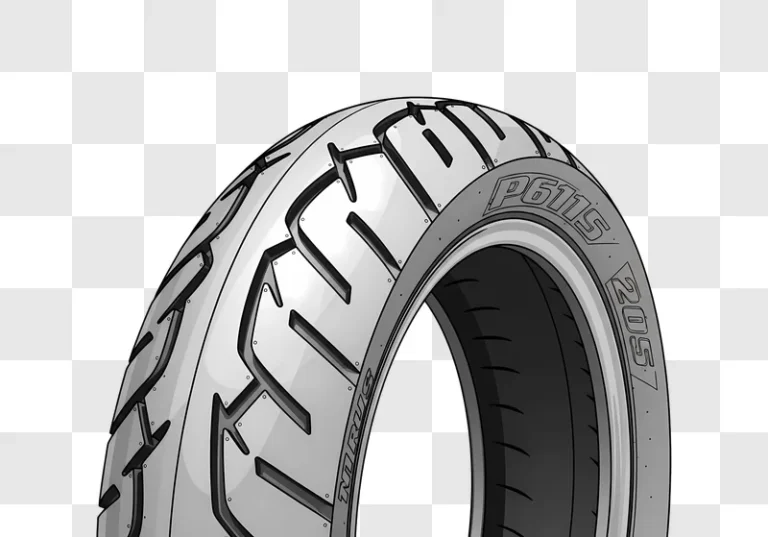 motorcycle tire illustration edited